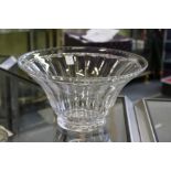 William Yeoward, a very good large "Juliet" cut glass bowl (retail costs £625).