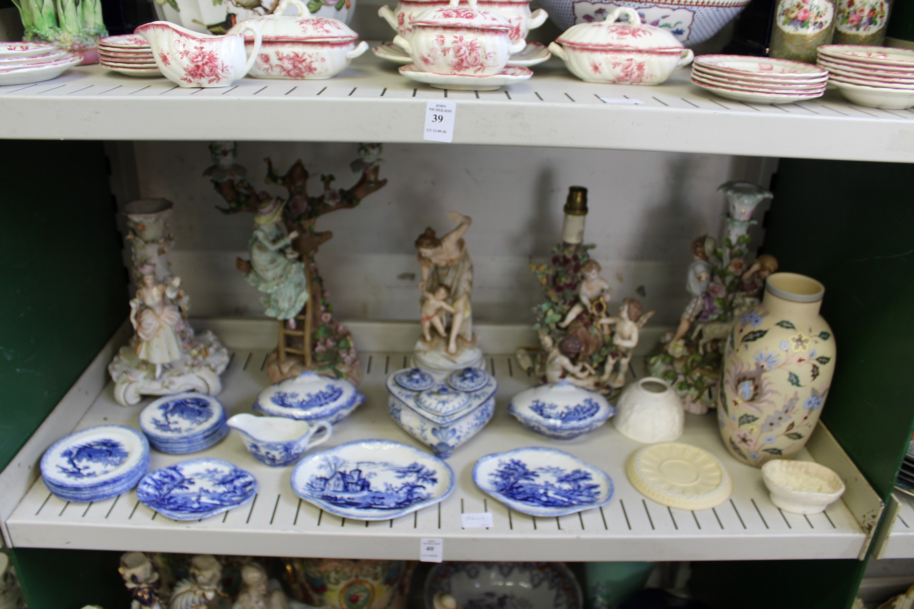 A quantity of decorative china.