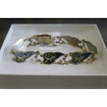 An eastern silver bracelet.