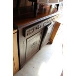 A Victorian walnut chiffonier.