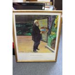 Carel Weight "Homage to Claude Monet" colour print, pencil signed.