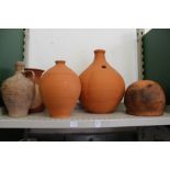 Terracotta urns etc.