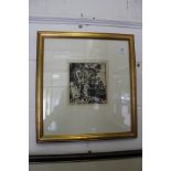 Frank Brangwyn, a black and white print of beggars.