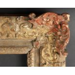 An 18th Century Carved & Gilt Composition Frame. 34.5" x 27" - 87.5cm x 68.5cm. (Rebate Size)