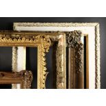 A 19th Century English Gilt Composition Frame, 25" x 30" - 63.5cm x 76.25cm. And Four other Frames