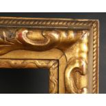 A Shaped Giltwood Frame, 43" x 57.5" - 109.25cm x 146cm. (Rebate Size)