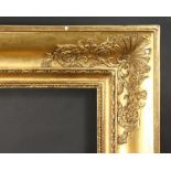 A Charles X Period Gilt Composition Frame. 26.5" x 39" - 67.25cm x 99cm. (Rebate Size)