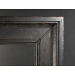 19th Century English School. A Black Painted Frame. 31.5" x 26" - 80cm x 66cm. (Rebate Size)