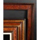 A 19th Century Maple Veneered Frame, 20" x 16" - 50.75cm x 40.75cm. And Two similar, 12" x 8.5" -