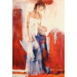 Christine Comyn. 'Affection', a Signed and Numbered 91/100, Limited Edition Print, 38" x 26".