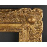 An 18th Century English Carved Frame. 29.25" x 25.5" - 74.25cm x 64.75cm. (Rebate Size)
