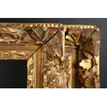 A Pair of 19th Century Carved Frames. One 23.5" x 40" - 59.75cm x 101.5cm, the other 24.5" x 40.