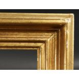 A Dutch Gilt Composition Frame, 36" x 57.5" - 91.5cm x 146cm. (Rebate Size)