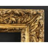 A 19th Century French Carved Frame. 15" x 13" - 38cm x 33cm. (Rebate Size)