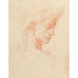 Reproduction Print - After Michelangelo. 'An Ideal Head'. 8.5" x 6.5".