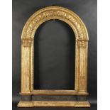 A Fine Quality 18th Century Arch Top Tabernacle Frame, Bearing Script. 29.5" x 17.5" - 75cm x 44.