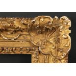 A 19th Century Carved Frame, A/F. 12" x 10" - 30.5cm x 25.5cm. (Rebate Size)