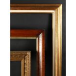 A 19th Century Maple Frame, 27" x 22" - 68.5cm x 56cm, along with an early 20th Century Gilt