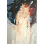 Christine Comyn. 'Backstage', a Signed and Numbered, 92/195, Limited Edition Print, 38" x 26".
