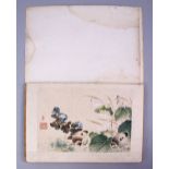 A GOOD COLLECTION OF SEVEN 19TH CENTURY CHINESE PAINTING ON SILK, each of varying animal, bird and