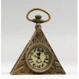 A MASONIC STYLE POCKET WATCH.