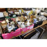 A large quantity of household and decorative china, glass etc.