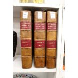 Lyttletons London 1808, three volumes rebound.