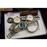 Various gent's wristwatches.