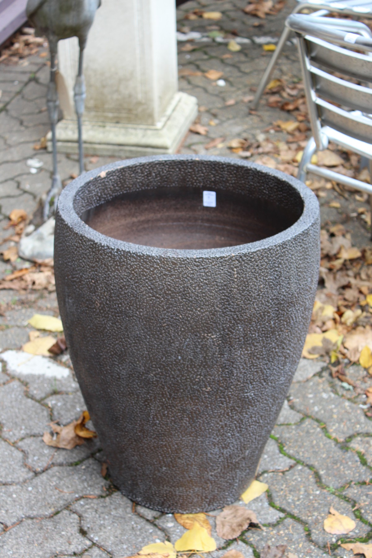 A good pair of modern garden planters.