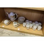 A Japanese tea service.