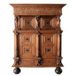 A good 17th century Flemish oak cupboard.