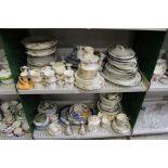 A quantity of part tea services, dinner ware and other decorative china.