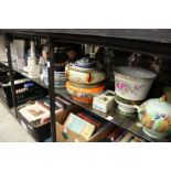 A large quantity of decorative china and glass.