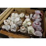 A quantity of decorative tea ware etc.