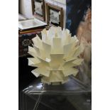 An artichoke light shade.