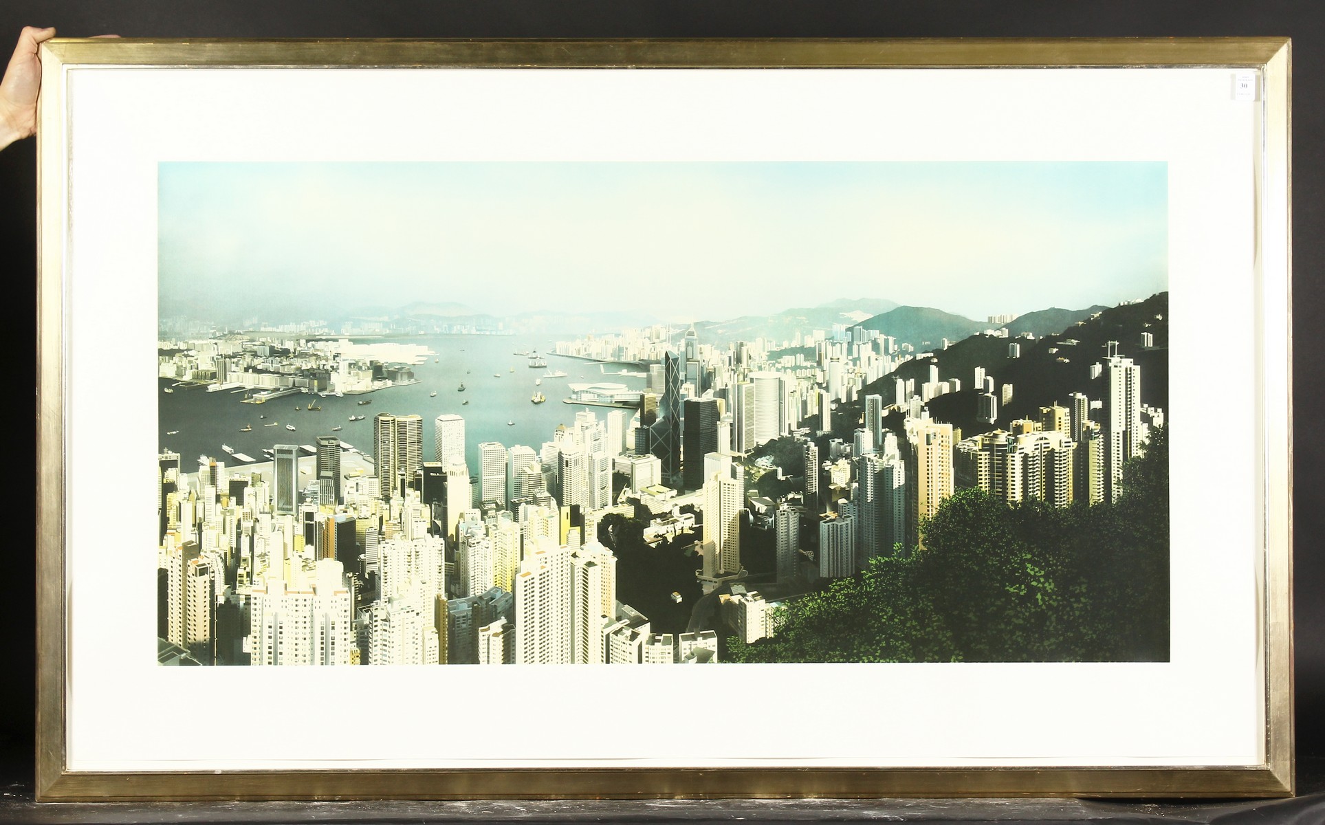 Ben Johnson (B. 1946) British, 'Hong Kong panorama 1997', signed, inscribed, dated and numbered 1/ - Image 2 of 4