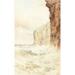 Arthur Sucker (1857-1902) British. A Coastal Landscape, Watercolour, Signed with Monogram, 9.5" x