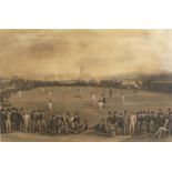 After Drummond and Basebe. Engraved by G.M. Phillips, 'The Cricket Match between Sussex and Kent