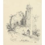 A Collection of Six 19th Century Pencil Sketches, some Inscribed, Unframed (6).