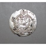 ISLAMIC SILVER COIN - ARAB-SASANIAN, 'Abbasid Governors of Tabaristan, 'Umar (b. al-'Ala), AD 771-