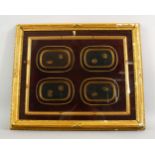 A JAPANESE MEIJI / TAISHO LACQUER FRAMED PANELS IN THE MANNER OF NAMIKI