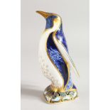 A ROYAL CROWN DERBY PAPERWEIGHT of the Emperor Penguin, dated 2006.