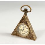 A MASONIC STYLE POCKET WATCH.