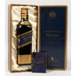 JOHNNIE WALKER Blue label SCOTCH WHISKY, 70cl in a box.