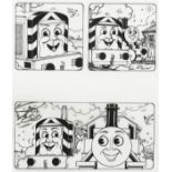 TIM MARWOOD, (1954-2008) Thomas The Tank Engine, "Artful Arthur". 10ins x 9ins.