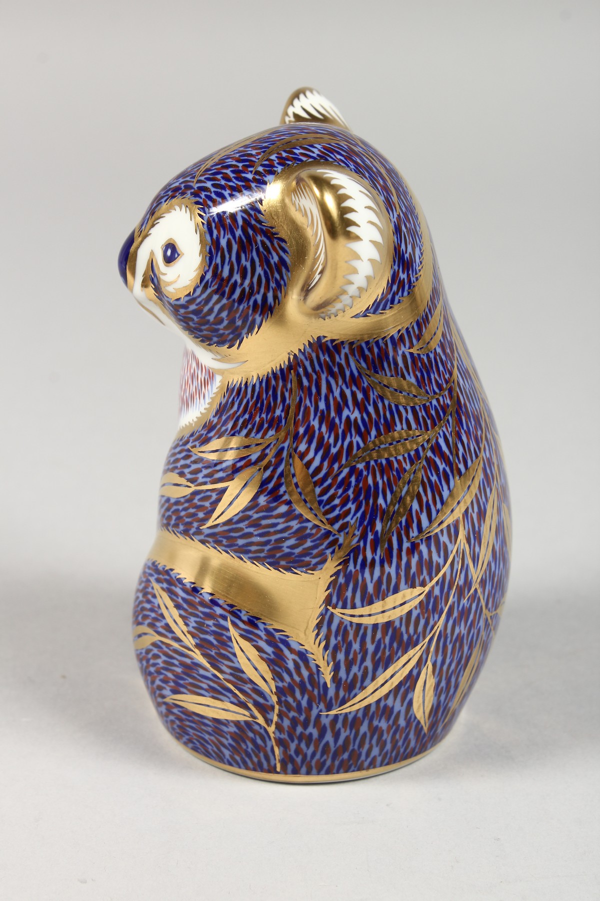 A ROYAL CROWN DERBY PAPERWEIGHT KOALA, gold stopper and box. - Image 2 of 7