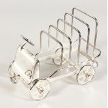 A CLASSIC OPEN CAR FOUR-DIVISION TOAST RACK.