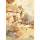Early 20th century, A collection of country scenes, watercolour, signed, various sizes, unframed. (