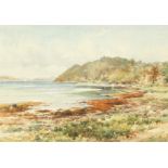 Frank Watson Wood (1962-1953) British,' looking towards Oban from Lochneal', watercolour, signed and