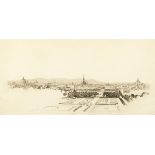 Early 20th century Austrian School, a view of Vienna, Etching, signed and titled 'Wien' in pencil,